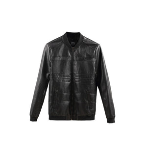 Motorcycle Black Genuine Leather Jacket